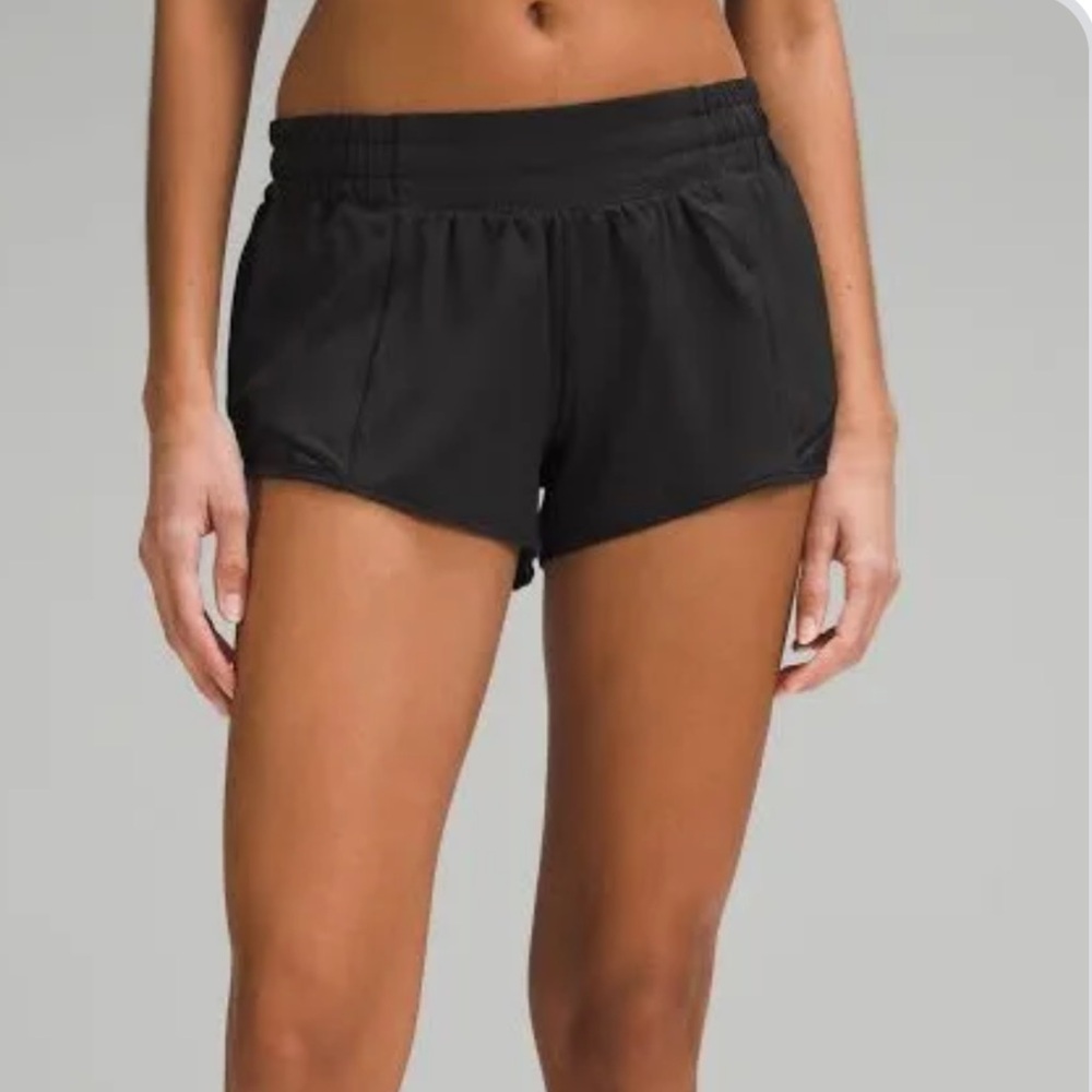 Women's Black Athletic Shorts